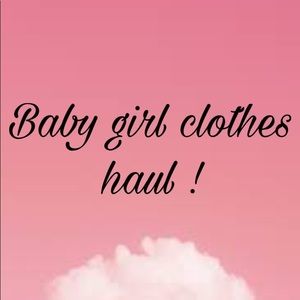 4 kitchen bags full of baby girl clothes ! Newborn all the way to 6-9 month !